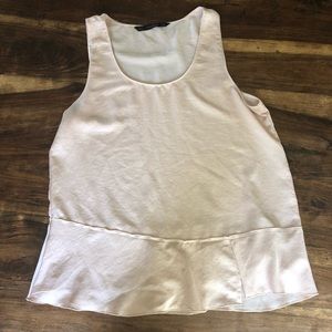 Blush pink Zara Basic tank